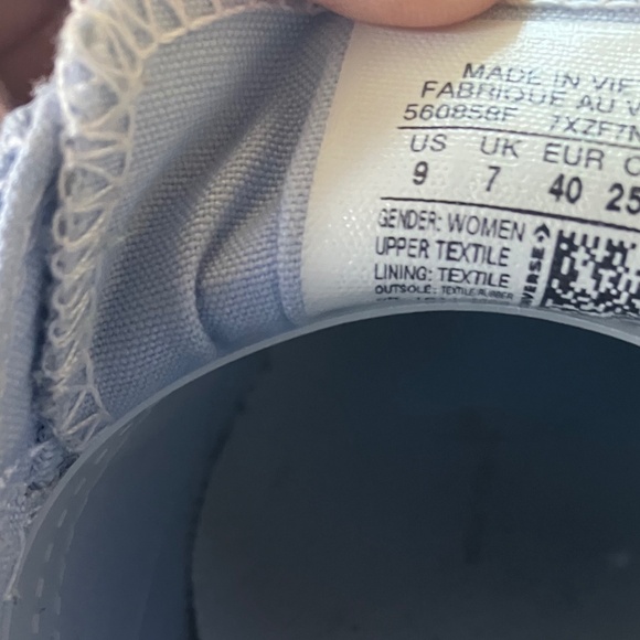 Converse Shorelines Baby Blue - Size 9 - Picture 6 of 7